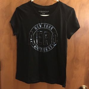 Aeropostale black short sleeve t-shirt